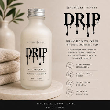 AQUAZURE Fragrance Drip — Scented Body Milk | Hydrate, Soften & Layer Your Scent | 4 FL OZ